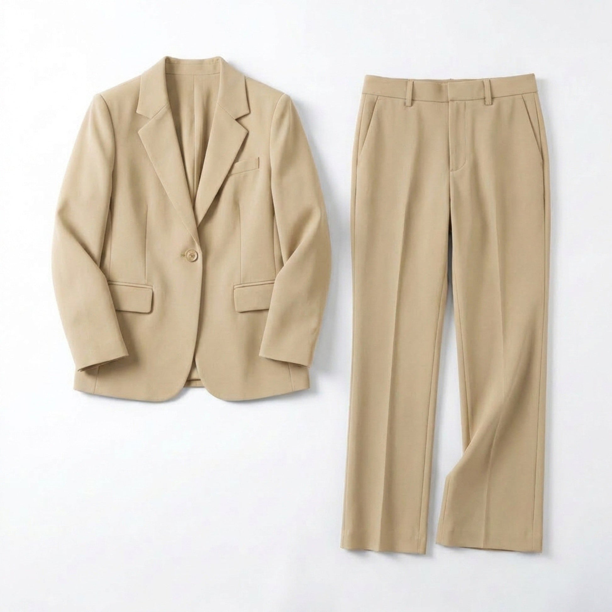 ElegantStyle | Women's Suit Set - Tailored Blazer and Trousers 8