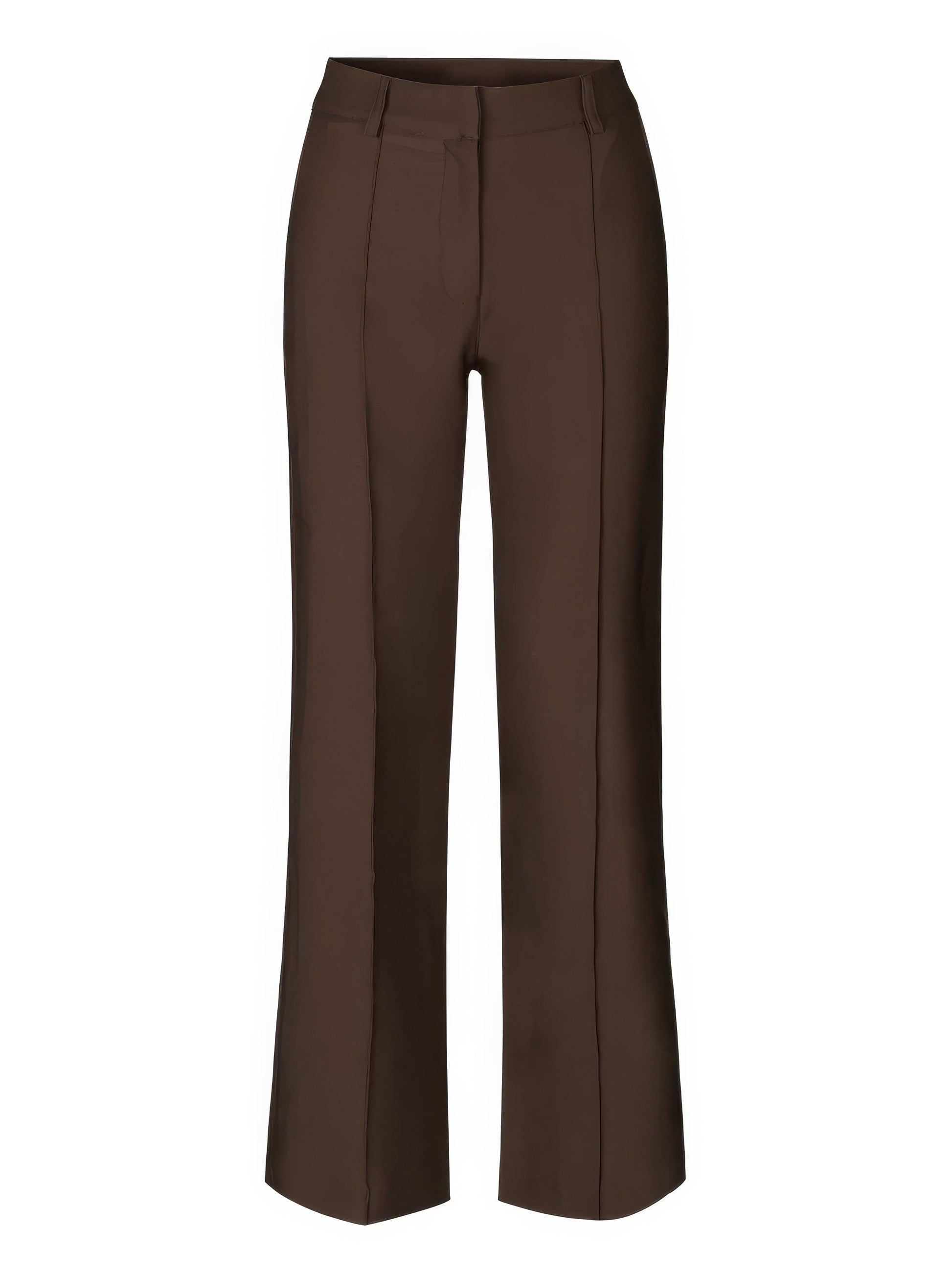 ElegantWear | Women's Wide Leg Pants – Stylish Double Waistband Design 8