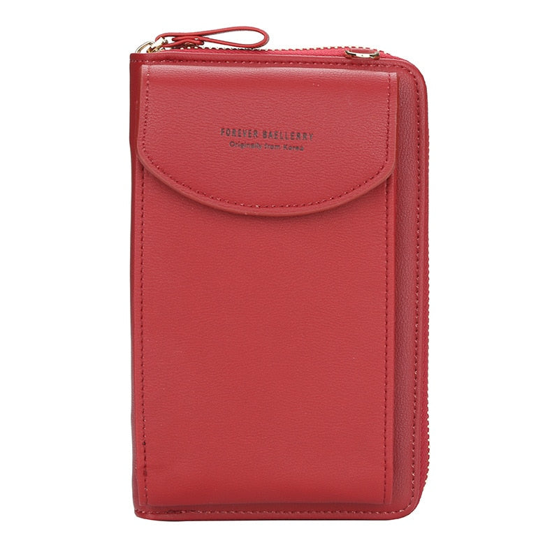 Elegant | Crossbody Handbag with Multiple Pockets - Soft Synthetic Leather Design 3