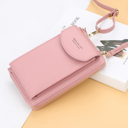 Elegant | Crossbody Handbag with Multiple Pockets - Soft Synthetic Leather Design 8