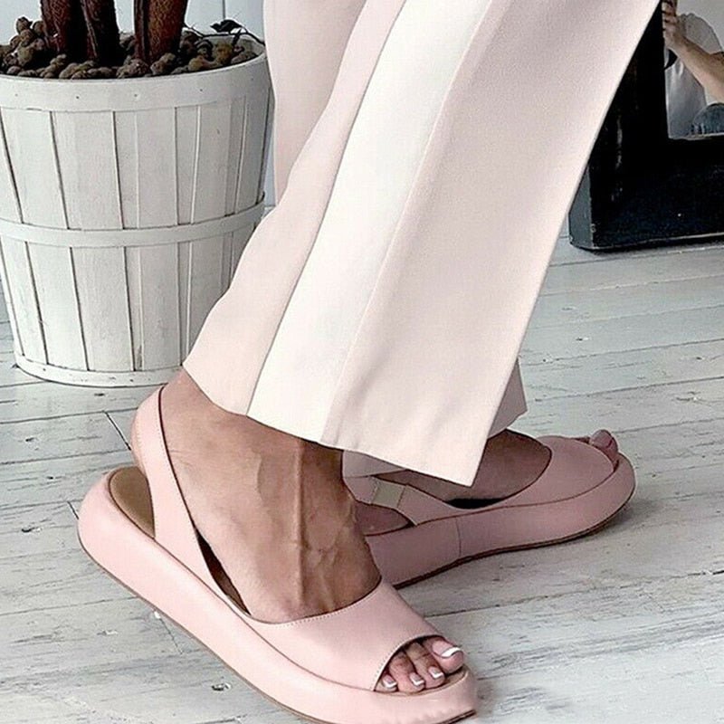 Elina | Women's Sandals - Soft Microfiber Upper with Casual Slip-On Design 1