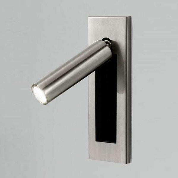 Wall Mounted Reading Light Adjustable Arm, Metal Dia 5 cm H 15.5-17.8 cm | Matte Black, Copper, Nickel | Warm/Cool White LED 34