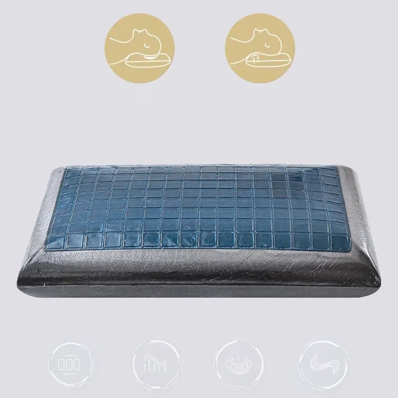 Ergonomic Gel Cooling Pillow | Memory Foam Support Pillow