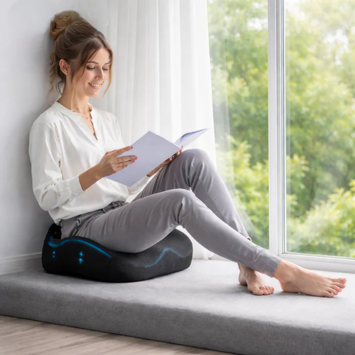 Ergonomic Memory Foam Cushion | SitEase Pressure-Relief Seat Pad