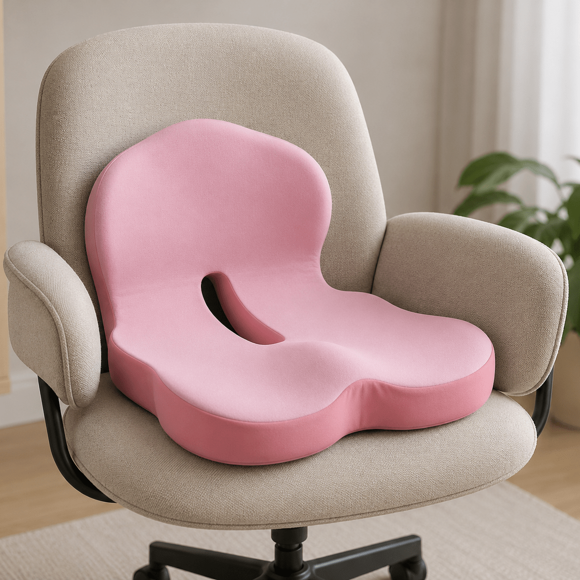 Ergonomic Night Pillow | Contoured Base And Lumbar Support