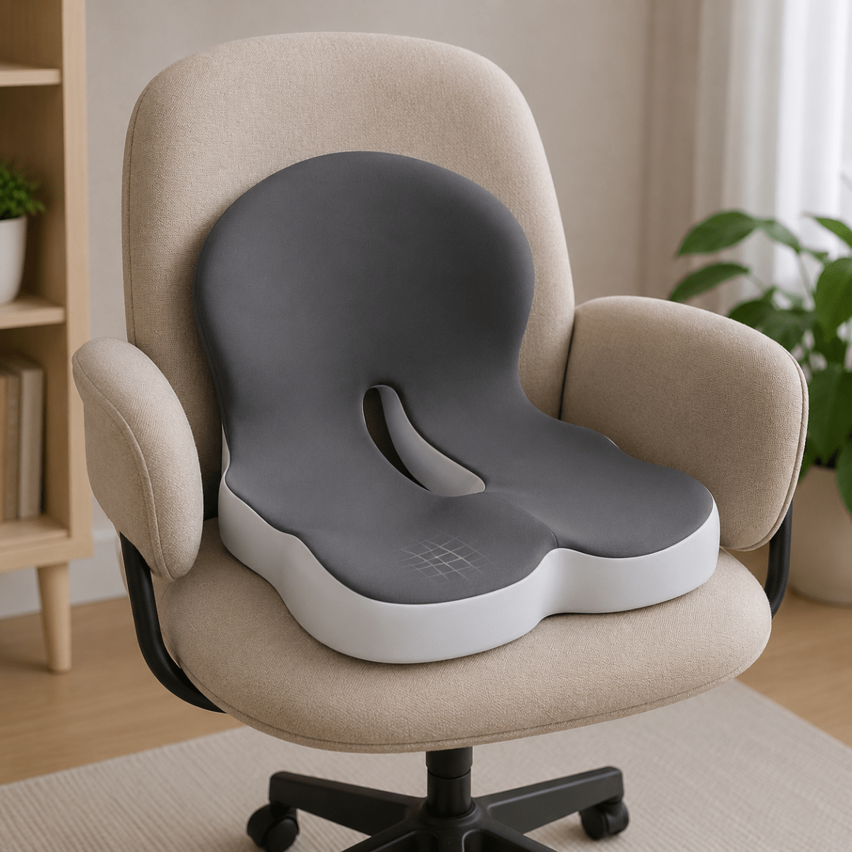 Ergonomic Night Pillow | Contoured Base And Lumbar Support