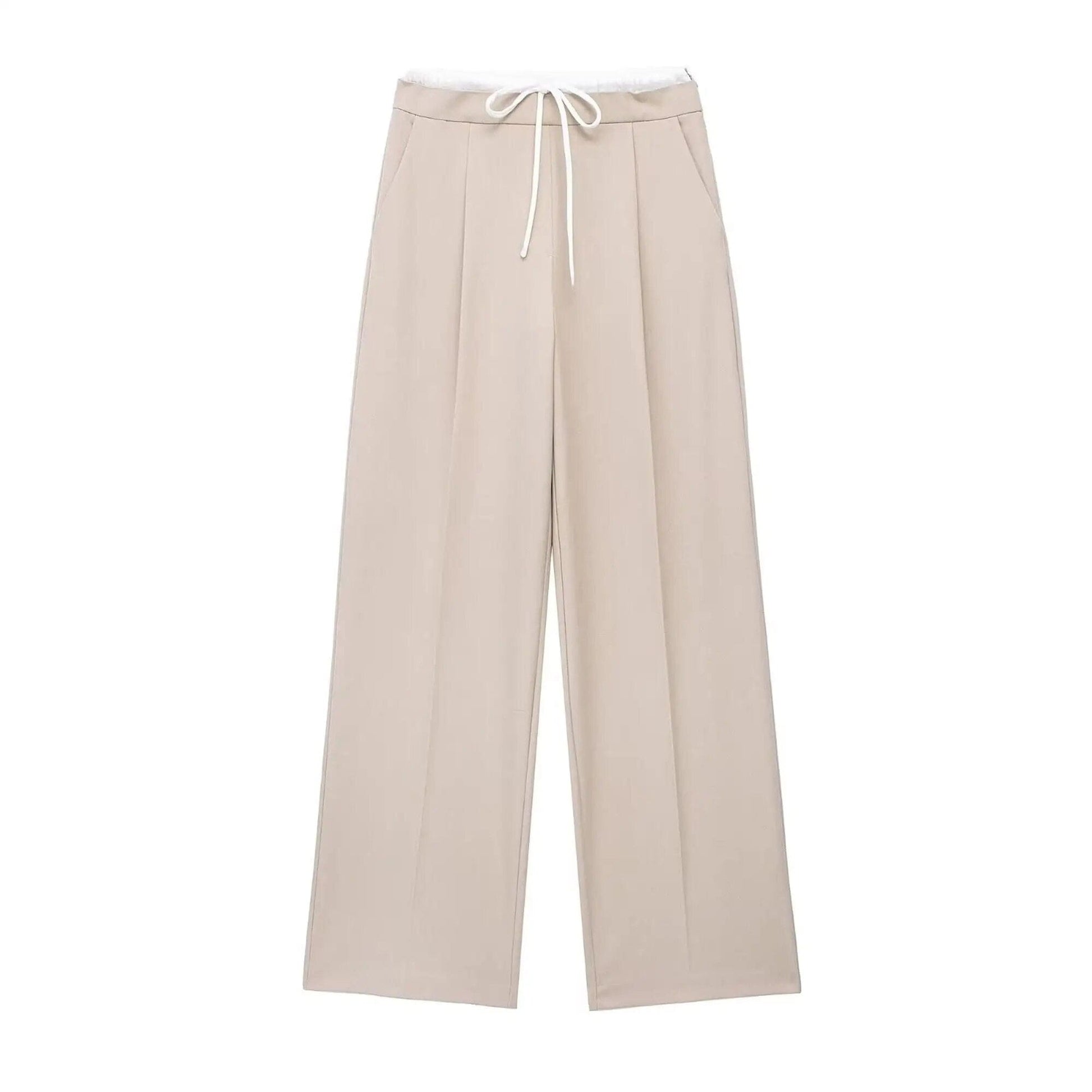 Essential Elegance | Women's Pants With Double Waistband – Regular Fit 3