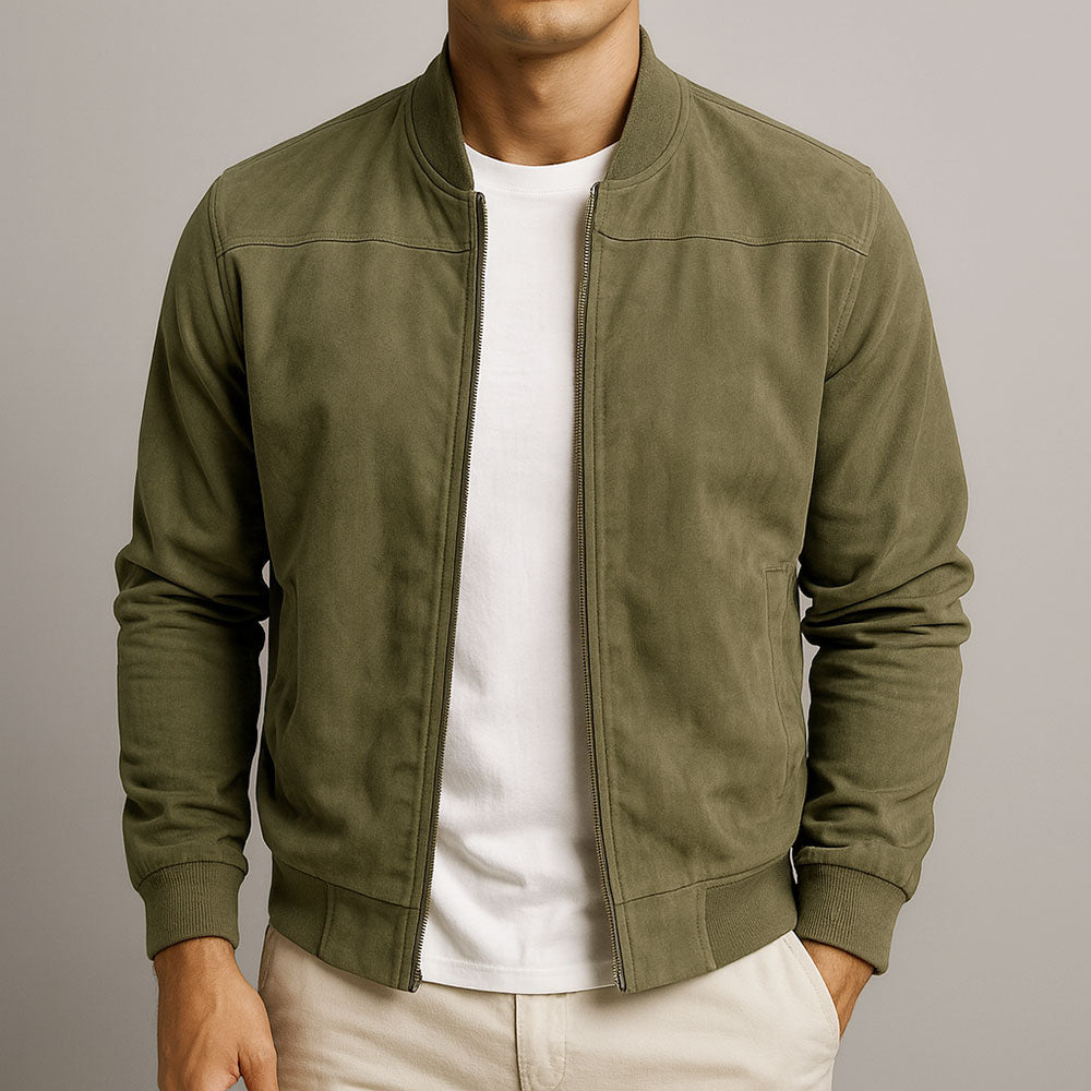 Ethan | Men's Jacket – Minimalist Zip Design With Tailored Fit 4