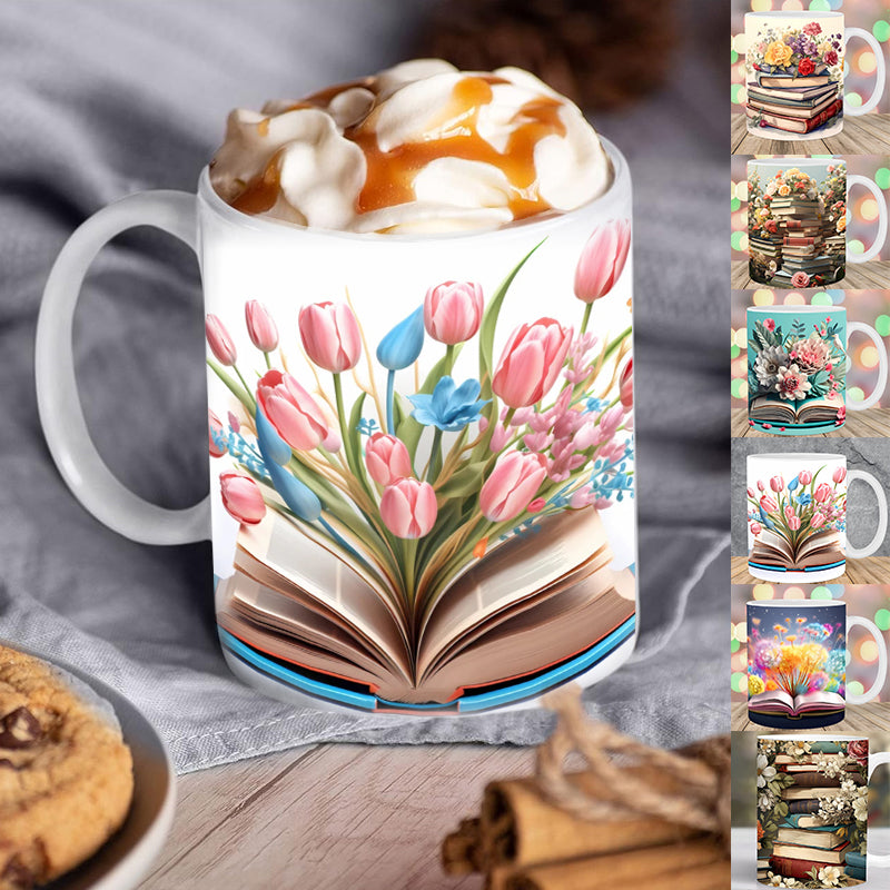 Book Lover Mug Ceramic | Dishwasher & Microwave Safe | Thoughtful Gift for Readers, Book Club Members & Coffee Lovers Everywhere 3