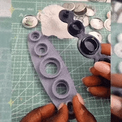 Fabric Button Maker Kit | Self-Cover Button Tool for Any Fabric Type | Flawless, Uniform Results Every Single Time, Guaranteed