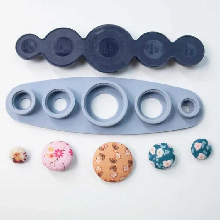 Fabric Button Maker Kit | Self-Cover Button Tool for Any Fabric Type | Flawless, Uniform Results Every Single Time, Guaranteed