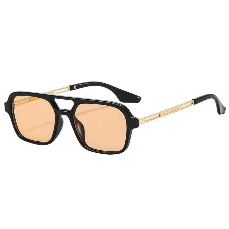 FashionView | Square Sunglasses With UV400 Protection – Blue Mirrored Lenses 9