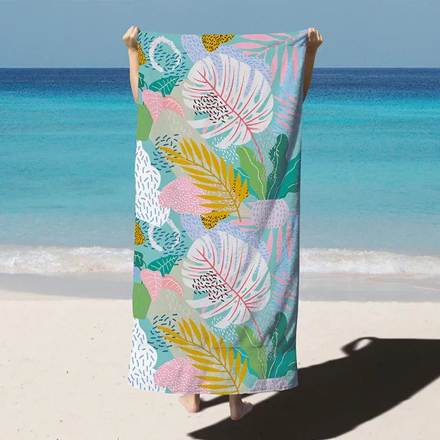 FiberDry l Extra Large Microfiber Beach Towel - Quick-Dry and Lightweight