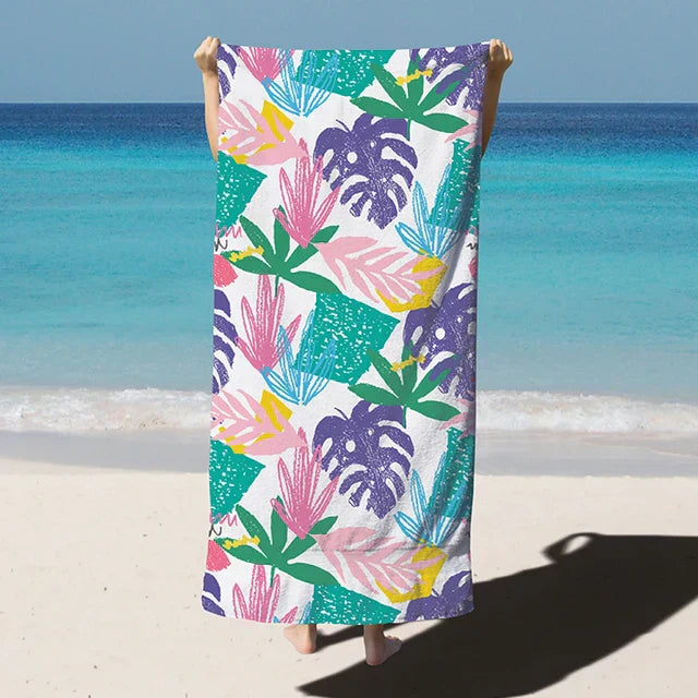 FiberDry l Extra Large Microfiber Beach Towel - Quick-Dry and Lightweight
