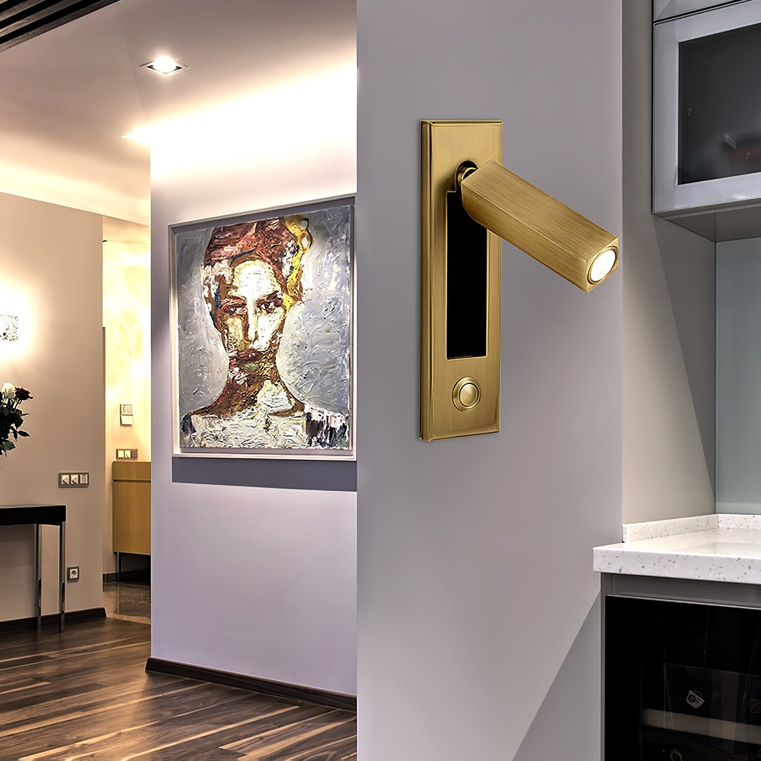 Flexora | Adjustable Foldable LED Flush Mount Wall Reading Light
