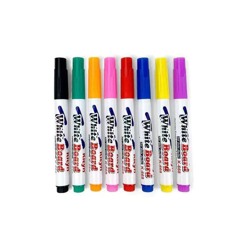 Floating Marker Pen Painting Kit | Draws Shapes That Float on Water | Mess-Free Creative Toy for Kids and Families