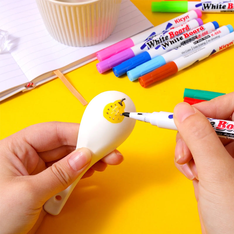 Floating Marker Pen Painting Kit | Draws Shapes That Float on Water | Mess-Free Creative Toy for Kids and Families