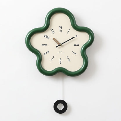 FloraTime | 3D Floral Pendulum Clock – Silent Movement Design 9