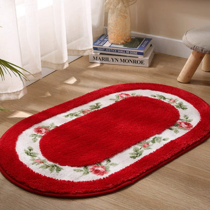 FloralNest | Non Slip Bath Mat – Soft Microfibre Floral Design 8
