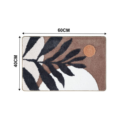 Floral | Non-Slip Bath Mat – Soft Microfiber Design for Bathroom 8
