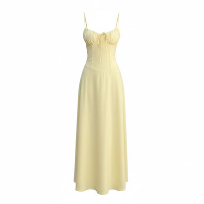 FlowyMax | Women's Maxi Dress - Adjustable Spaghetti Straps for Casual Summer Style