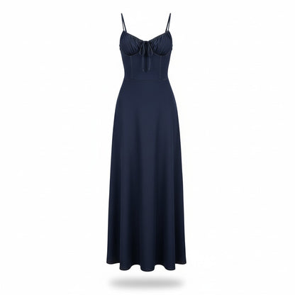 FlowyMax | Women's Maxi Dress - Adjustable Spaghetti Straps for Casual Summer Style