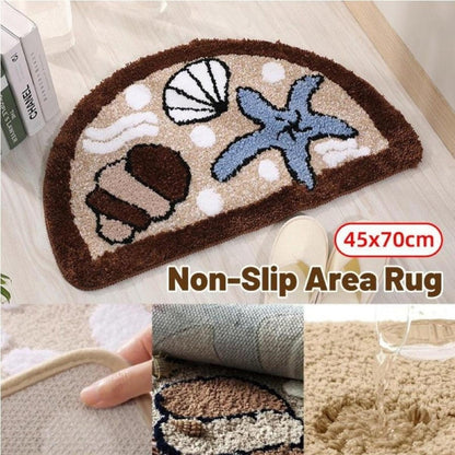 FluffyMat | Non-Slip Bath Mat – Soft Flocking Material, Vibrant Designs 1