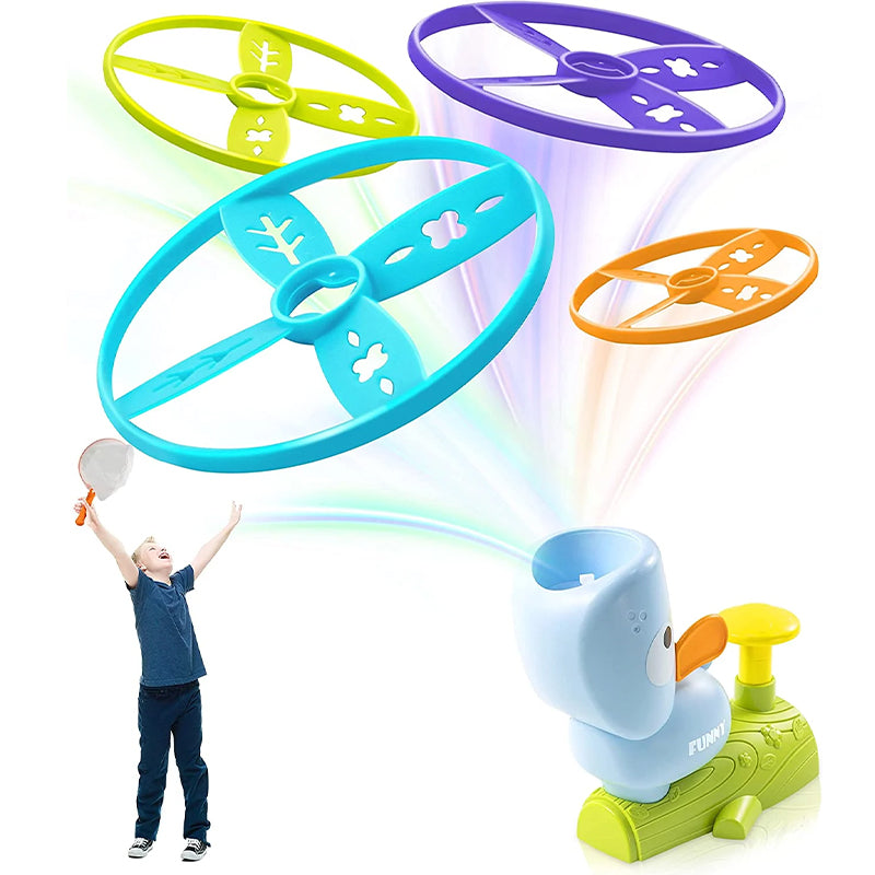 Flying Saucer Catapult Toy | Stomp-Launch Outdoor Game for Kids | High-Toughness ABS Build for Active Play & Reflexes