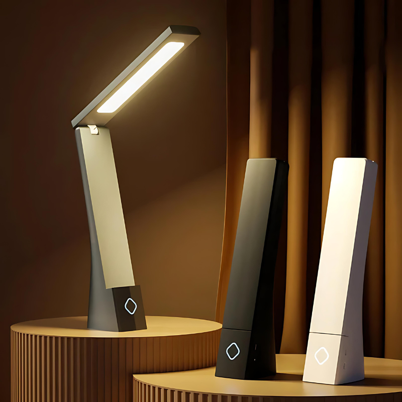 FoldLuxe | Foldable LED Desk Lamp – Touch Control, Space-Saving Design