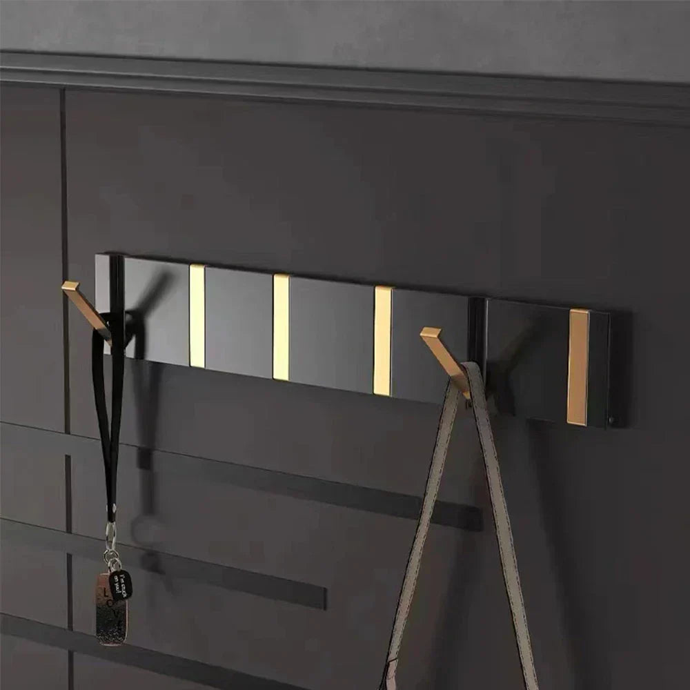 Foldable Wall Hook | Two Folding Arms, Flush Backplate