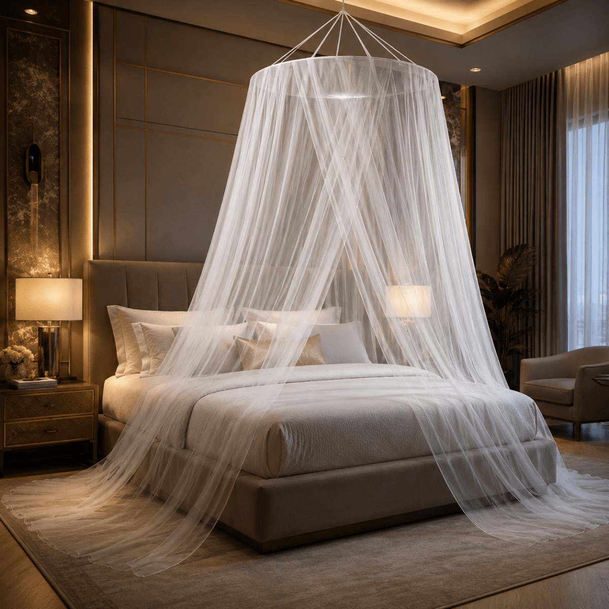 Foldable Mosquito Net – Transparent, Breathable Design for the Bedroom or Camping 2