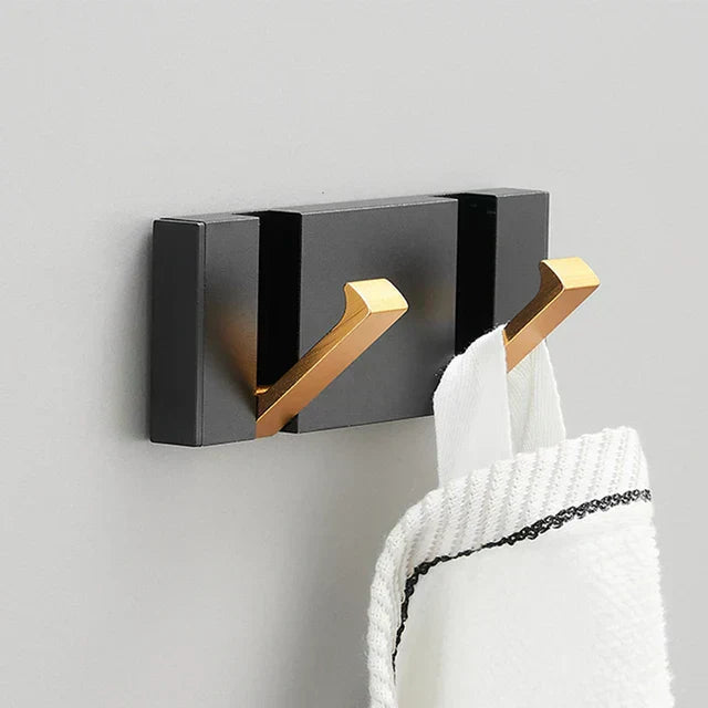 Foldable Wall Coat Hooks – Space Saving Heavy Duty Door & Bathroom Robe Hook 0