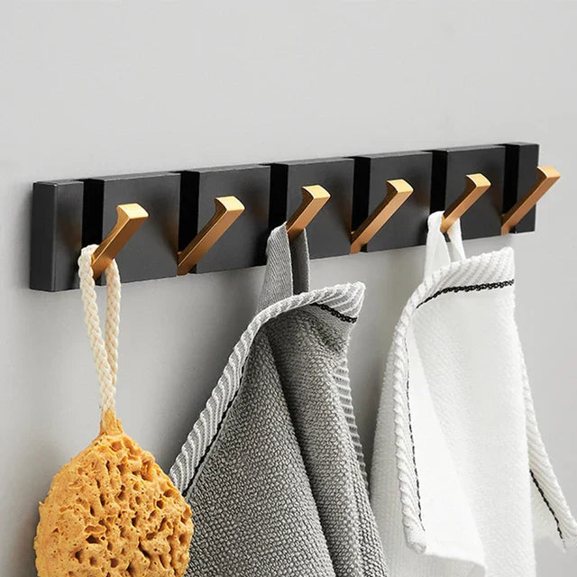 Foldable Wall Coat Hooks – Space Saving Heavy Duty Door & Bathroom Robe Hook 12