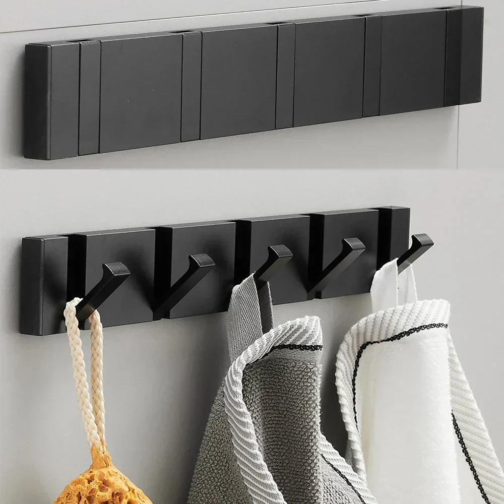 Foldable Wall Coat Hooks – Space Saving Heavy Duty Door & Bathroom Robe Hook 6