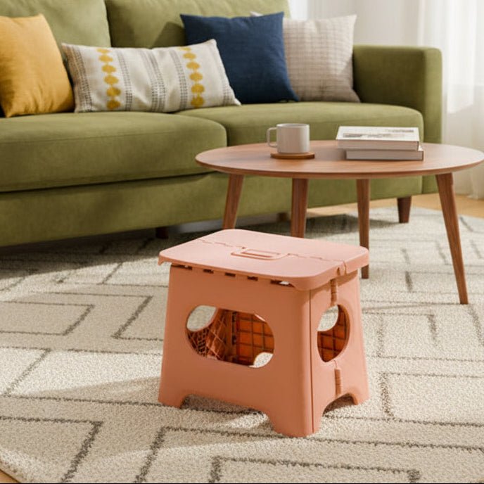 Folding Step Stool | Lightweight Portable Plastic Stool