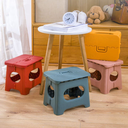 Folding Step Stool – Lightweight, Safe, and Convenient Plastic Stool for the Kitchen or Bathroom 2