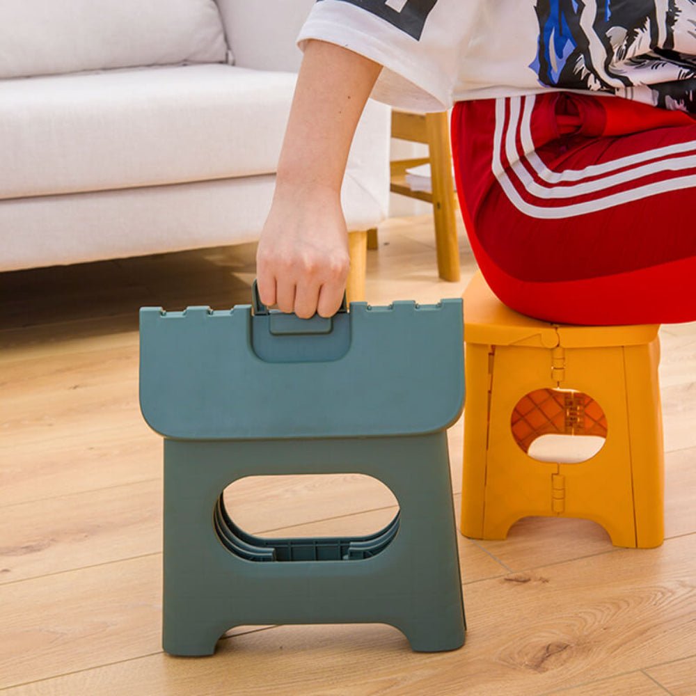Folding Step Stool – Lightweight, Safe, and Convenient Plastic Stool for the Kitchen or Bathroom 6
