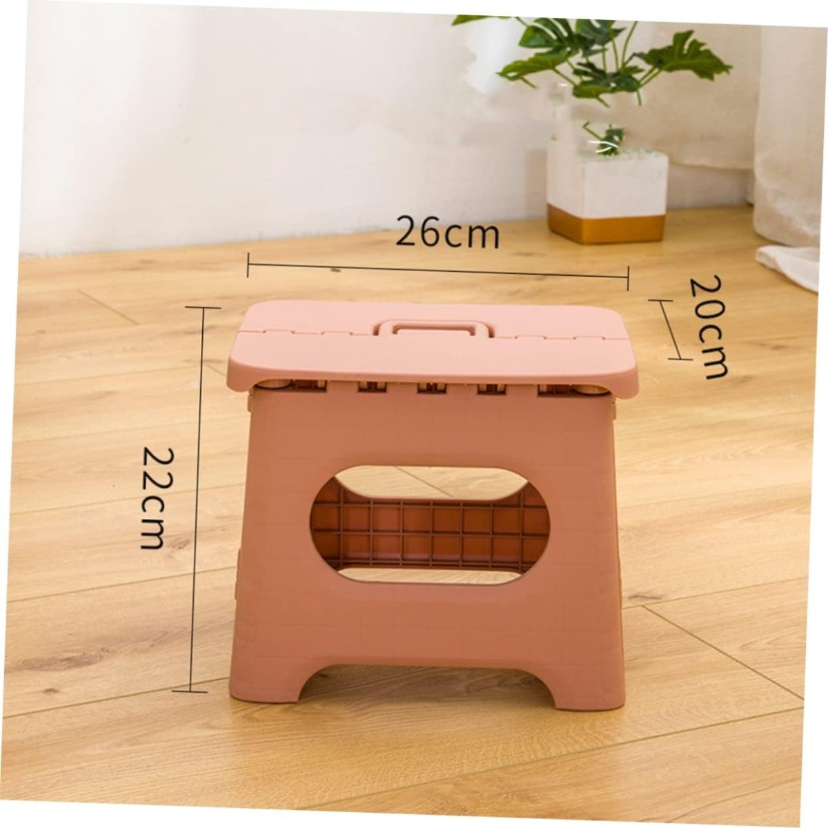 Folding Step Stool – Lightweight, Safe, and Convenient Plastic Stool for the Kitchen or Bathroom 9