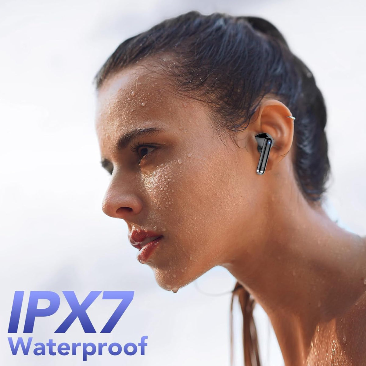 Wireless Earbuds Bluetooth 5.3 | IPX7 Waterproof, Noise Cancelling | 52-Hour Battery, LED Display, Wireless Charging Case 2
