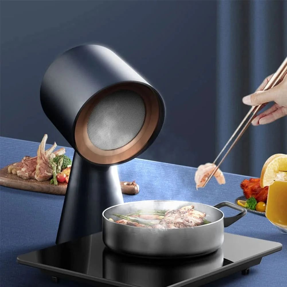 FreshAir | Portable USB Kitchen Fan – Quiet Operation for Indoor Grilling