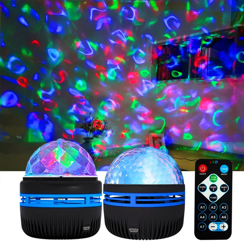 Galaxy Projector Light | 14 Light Effects, Music Sync & Remote Control | USB Powered, 360-Degree Rotation for Bedroom