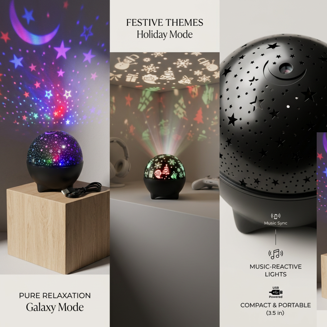 Galaxy Star Projector | StarLux Night Sky LED Light