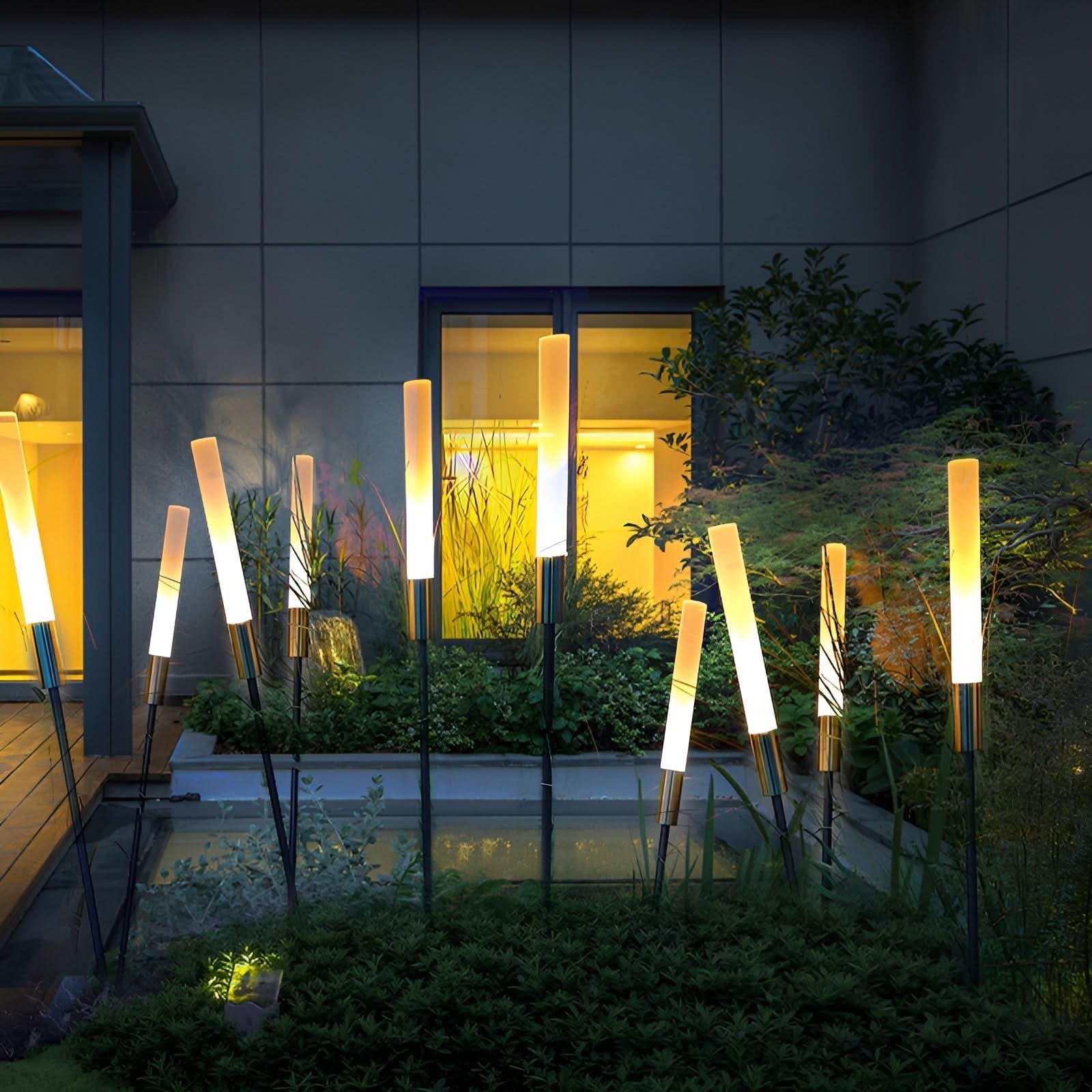 Garduru | Solar Outdoor Lights with Weather-Resistant Design - Modern LED for Gardens