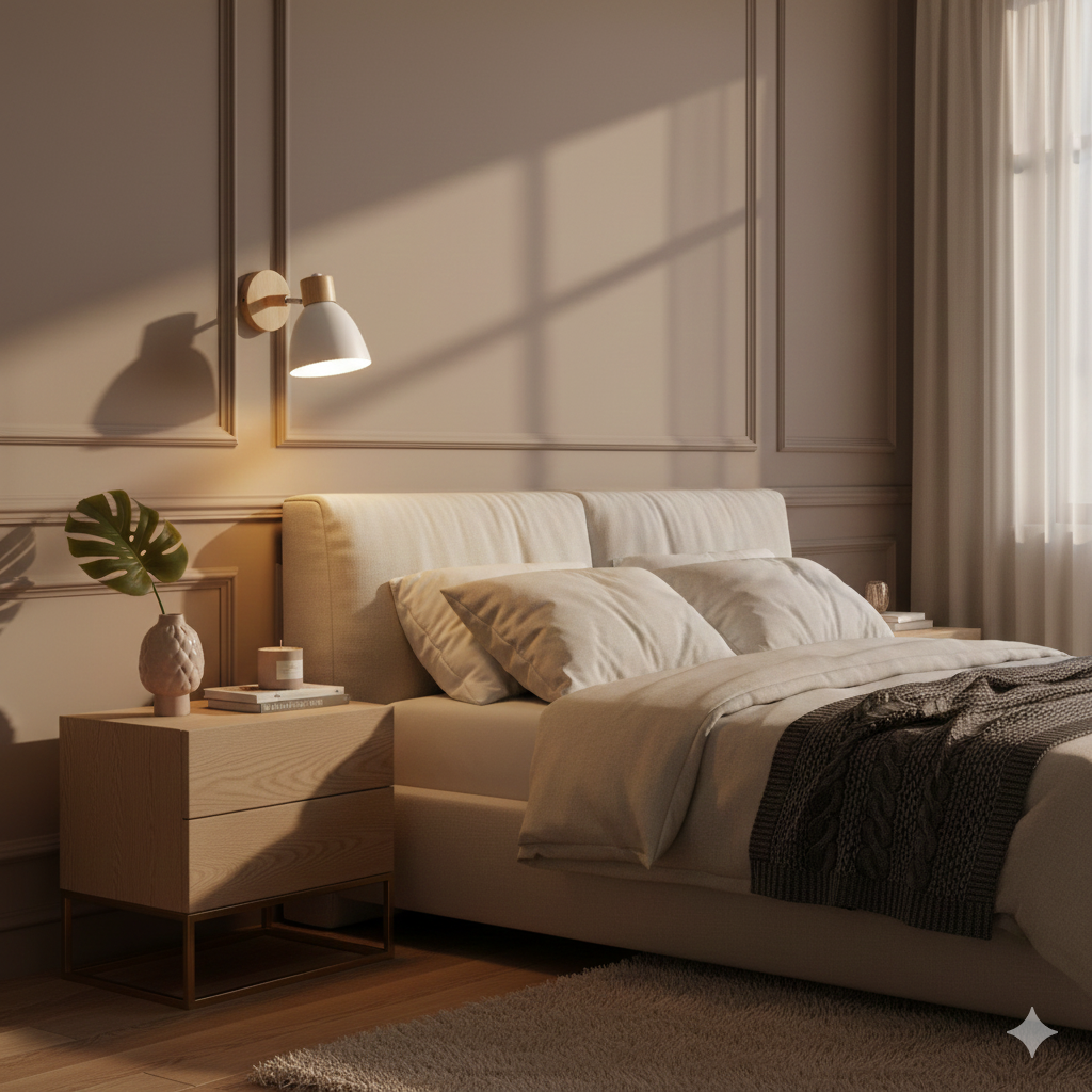 Modern Minimalist Wooden Cone LED Wall Sconce | 1-Light Lasson Living
