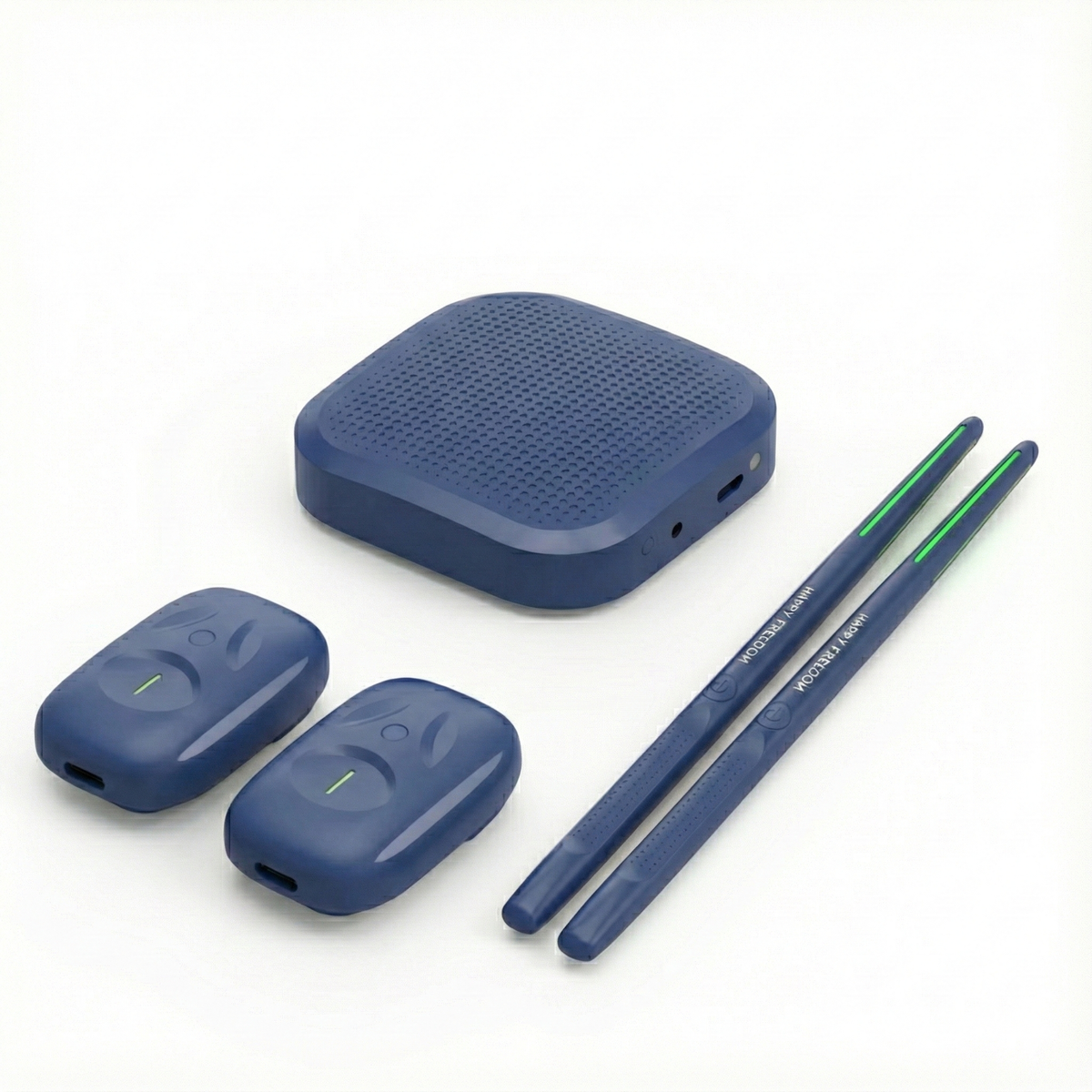 Electronic Air Drum Kit | Motion-Sensing Drumsticks & Foot Pedals | Rechargeable Battery for Silent Practice Anywhere 7