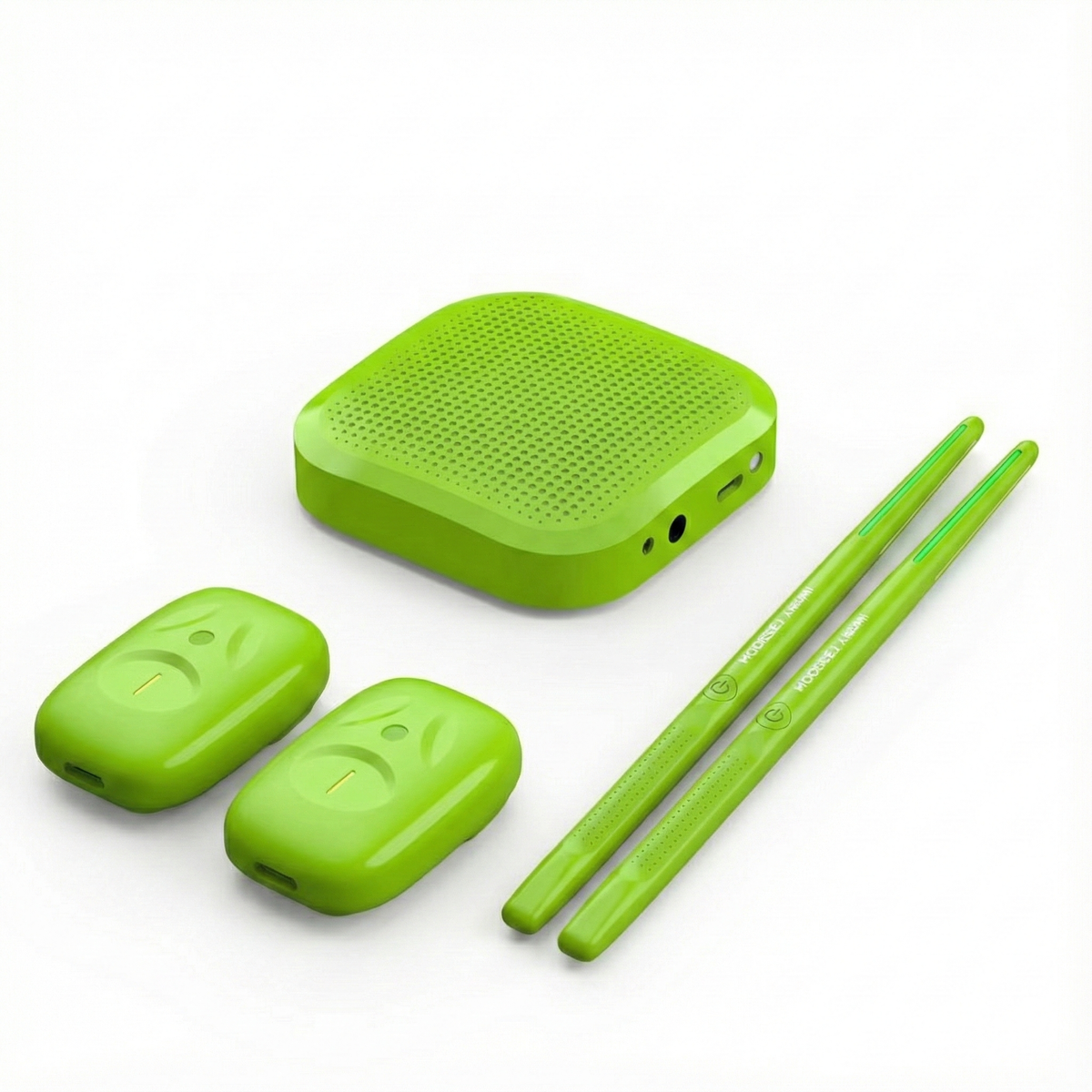 Electronic Air Drum Kit | Motion-Sensing Drumsticks & Foot Pedals | Rechargeable Battery for Silent Practice Anywhere 8