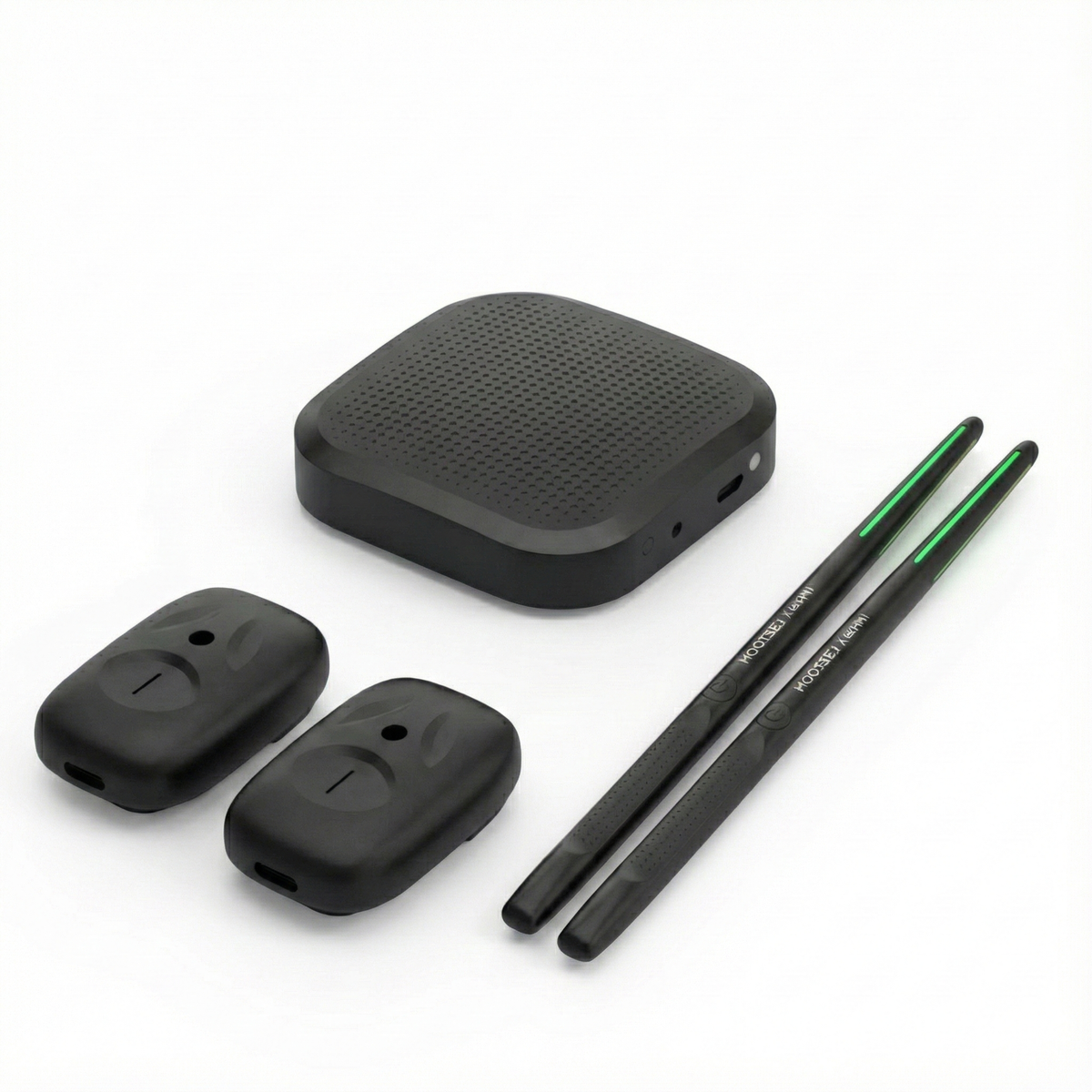 Electronic Air Drum Kit | Motion-Sensing Drumsticks & Foot Pedals | Rechargeable Battery for Silent Practice Anywhere 2