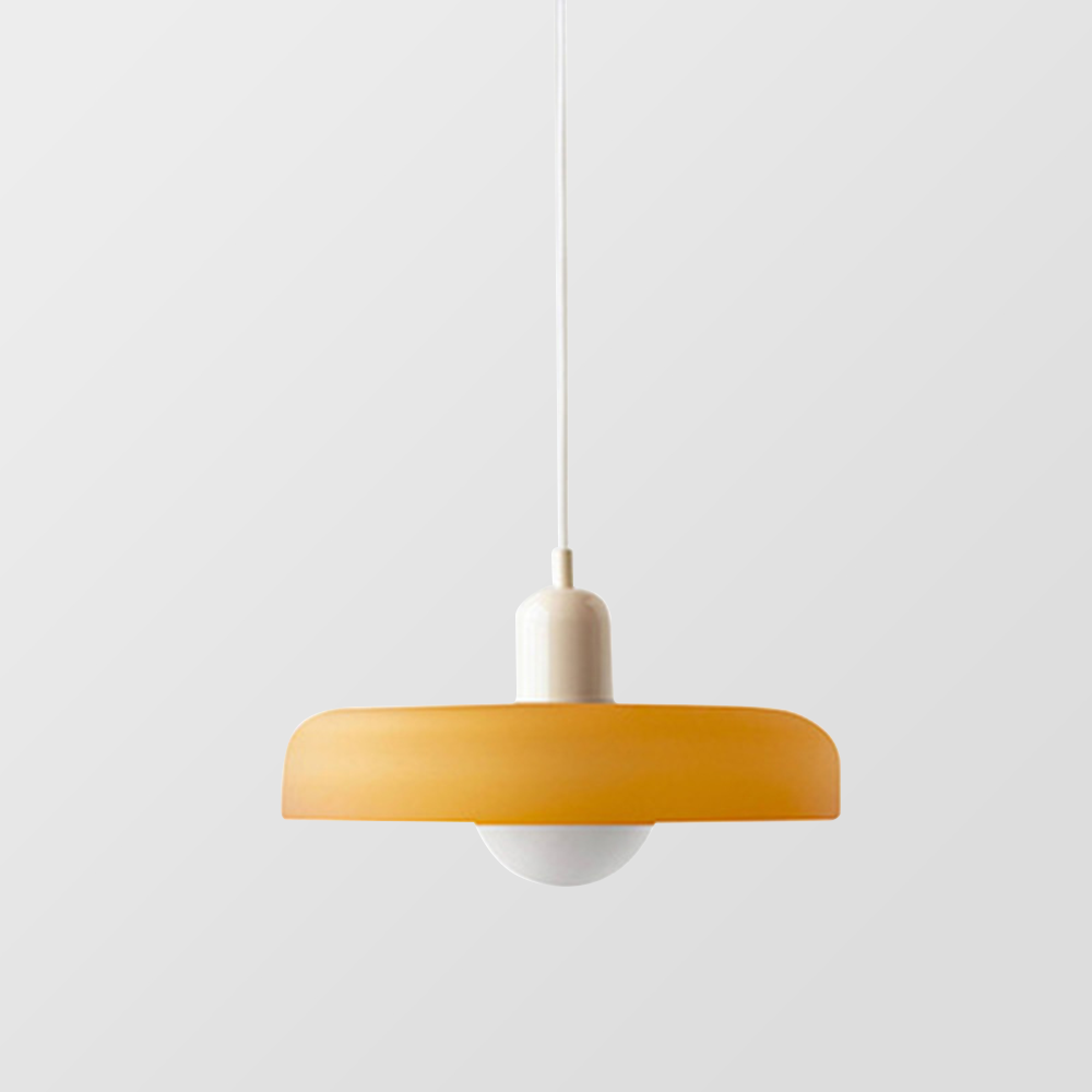 Glass Pendant Light | Adjustable Cable Length & G9 Fitting | Diffused, Warm Glow for Dining and Living Spaces Alike