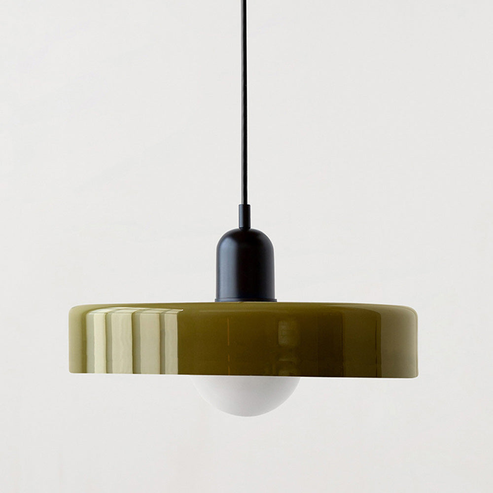 Glass Pendant Light | Adjustable Cable Length & G9 Fitting | Diffused, Warm Glow for Dining and Living Spaces Alike
