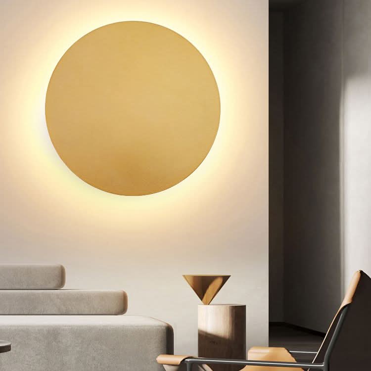 GlowNight | Wall Light Set - Modern Metal Round Design